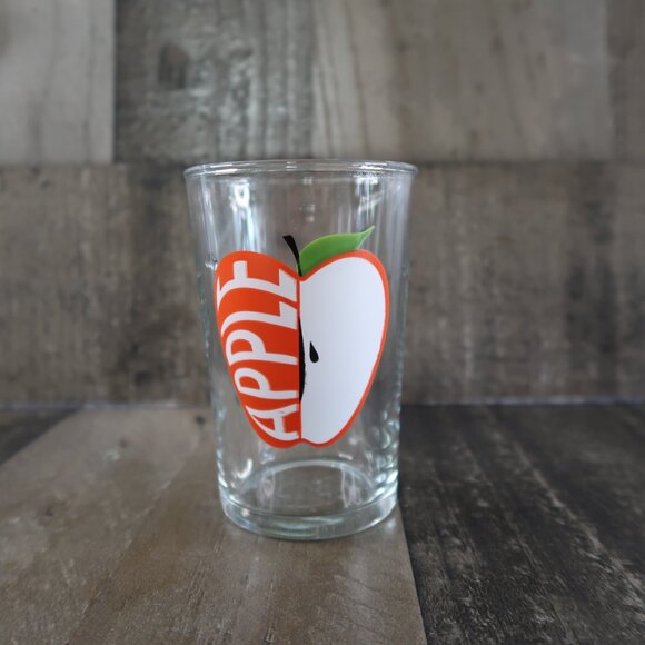 Arc International Luminarc Conique Apple Juice Graphic Glass Mid Century Tumbler - Picture 2 of 7
